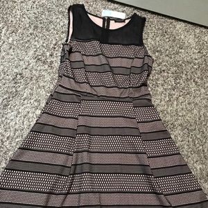Papermoon blush and black dress